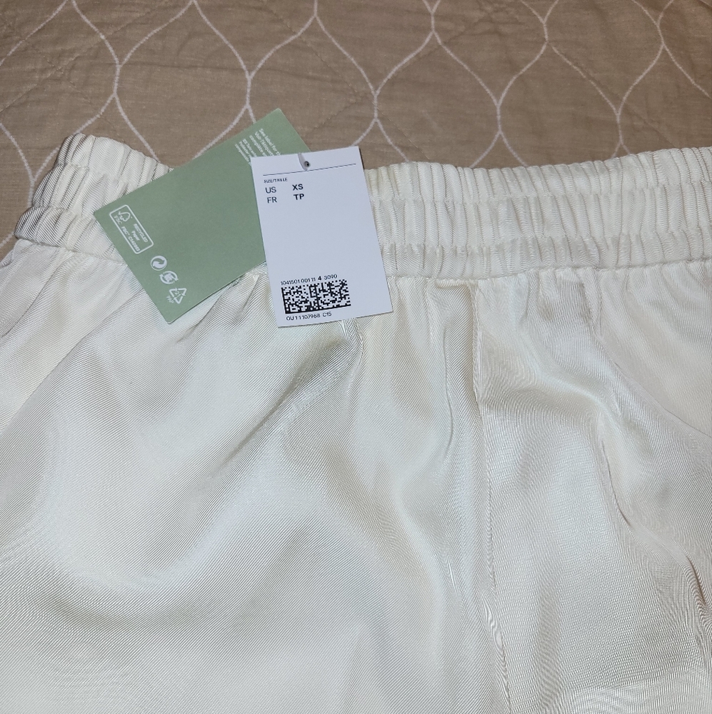 H&M wide leg silky pants
